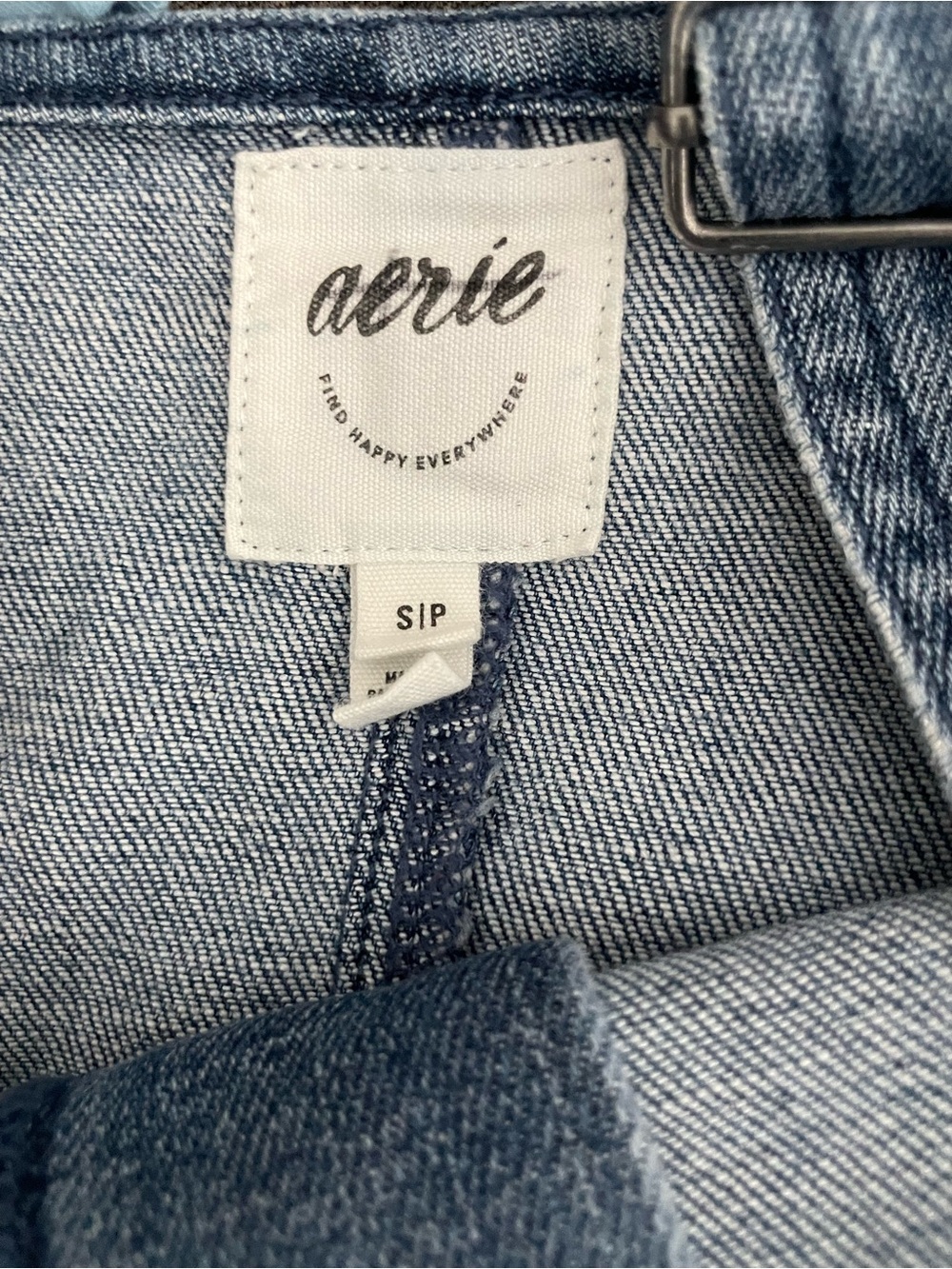 Aerie Kick Flare Overol denim - Picture 5 of 5